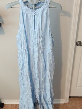 Time and Tru Light Blue Maxi Dress